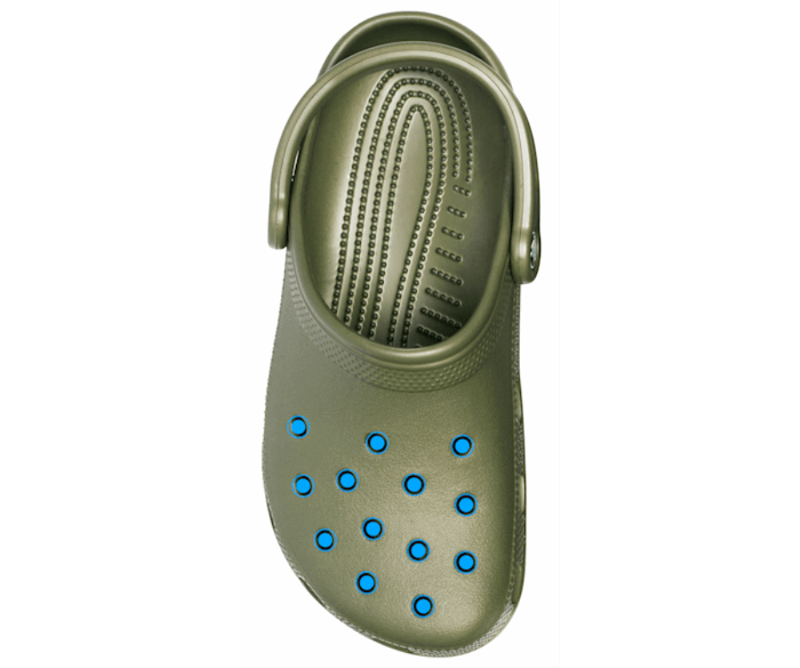 Crocs Klasszikus Klumpa Sereg Zöld