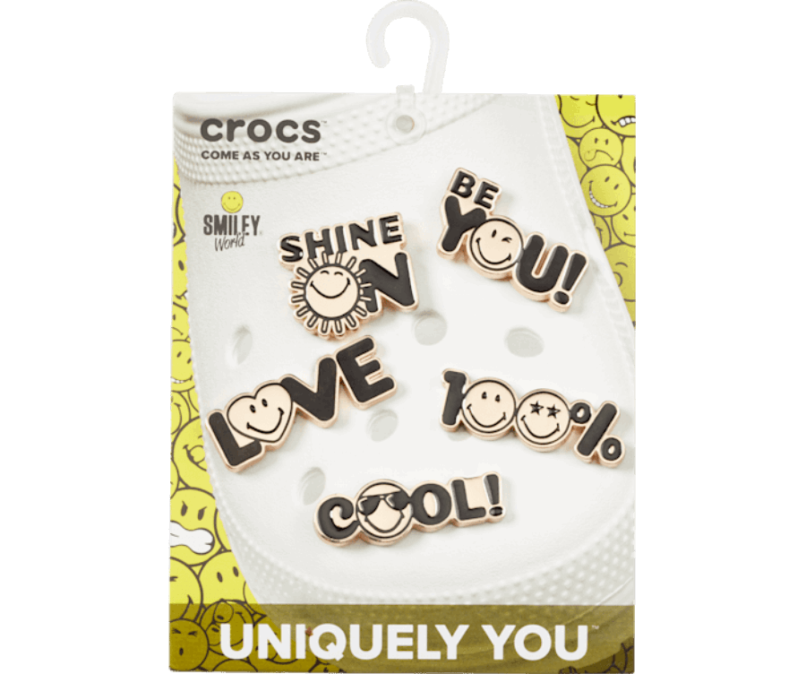 Crocs Emelt Smiley 5 Csomag