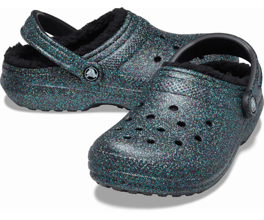 Crocs Klasszikus Csillogó Bélelt Klumpa Csillagos égbolt Csillogás