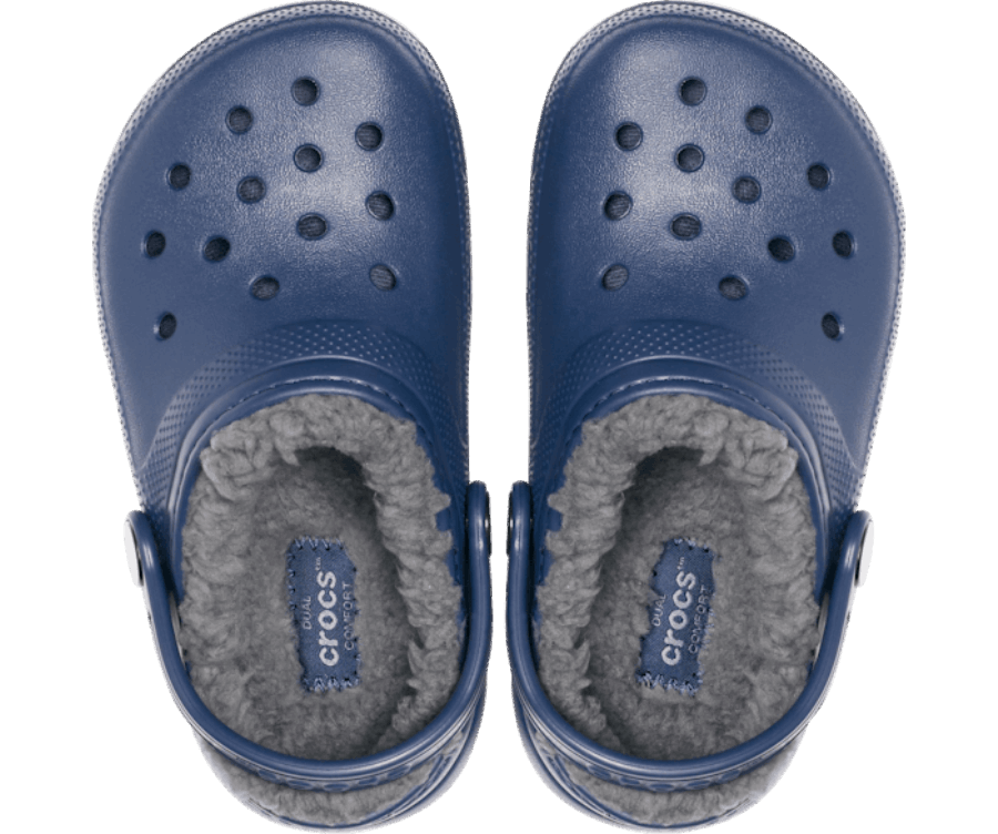 Crocs Totyogó Klasszikus Bélelt Klumpa Sötétkék-szén