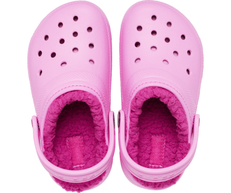 Crocs Totyogó Klasszikus Bélelt Klumpa Taffy Rózsaszín