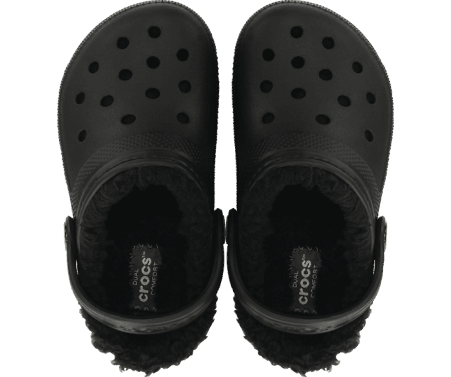 Crocs Gyerek Klasszikus Bélelt Klumpafekete