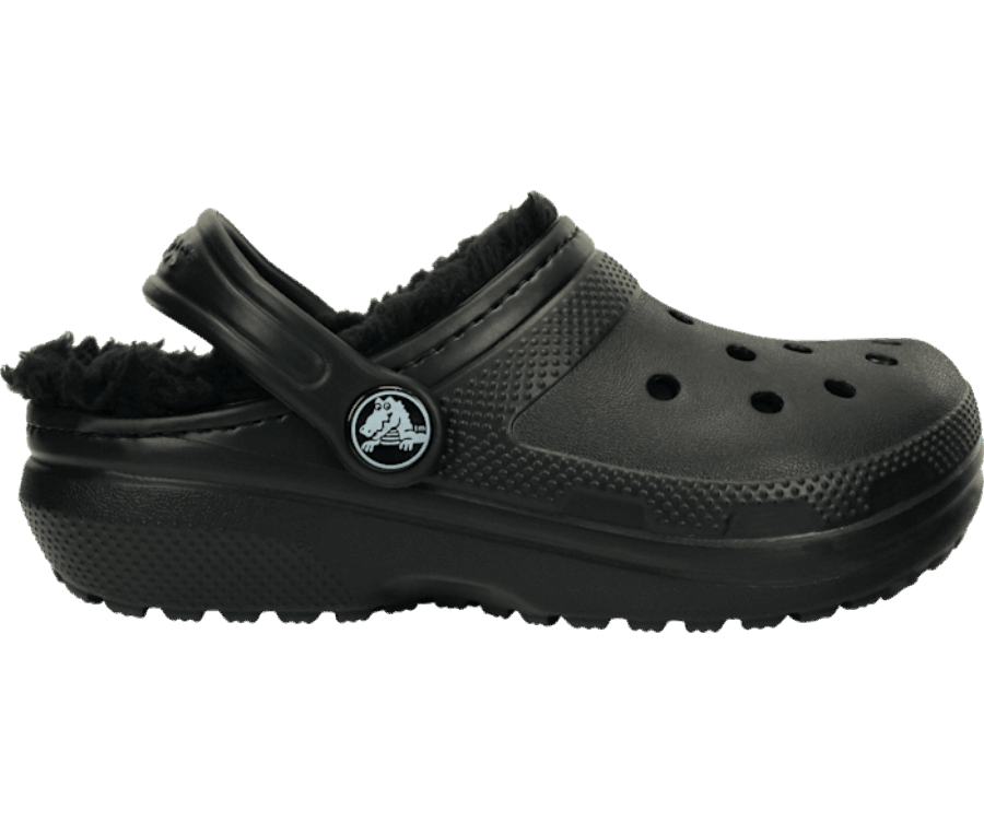 Crocs Gyerek Klasszikus Bélelt Klumpafekete