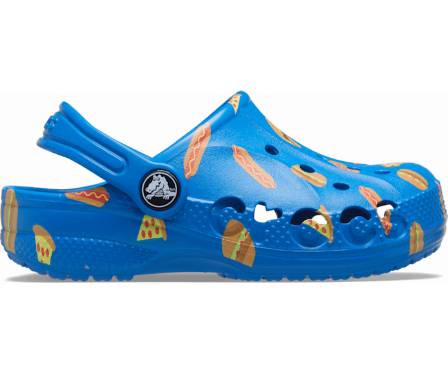 Crocs Gyerek Baya Grafikus Klumpa Fényes Kobalt