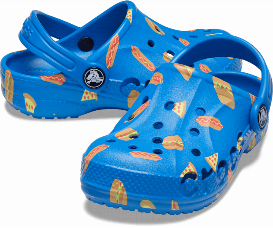 Crocs Gyerek Baya Grafikus Klumpa Fényes Kobalt