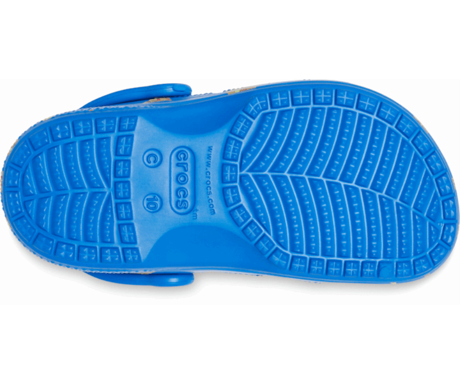 Crocs Gyerek Baya Grafikus Klumpa Fényes Kobalt
