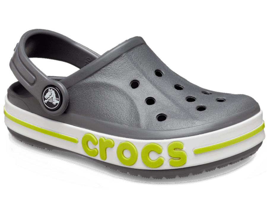 Crocs Gyerek Bayaband Klumpa Pala Szürke-lime Puncs