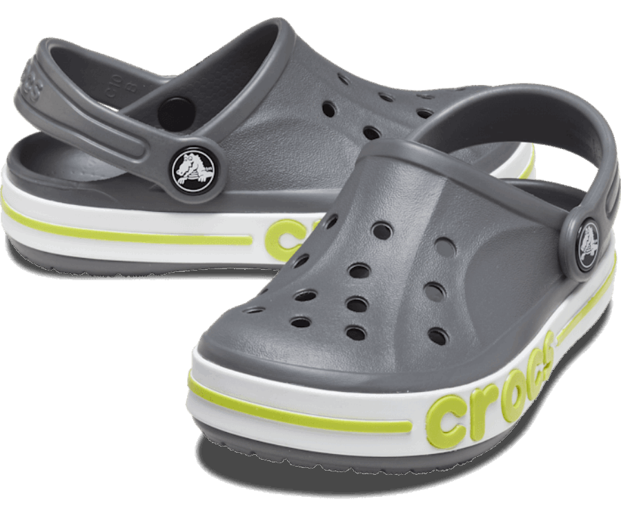 Crocs Gyerek Bayaband Klumpa Pala Szürke-lime Puncs