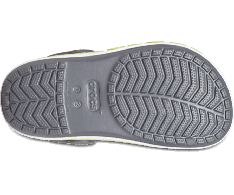 Crocs Gyerek Bayaband Klumpa Pala Szürke-lime Puncs