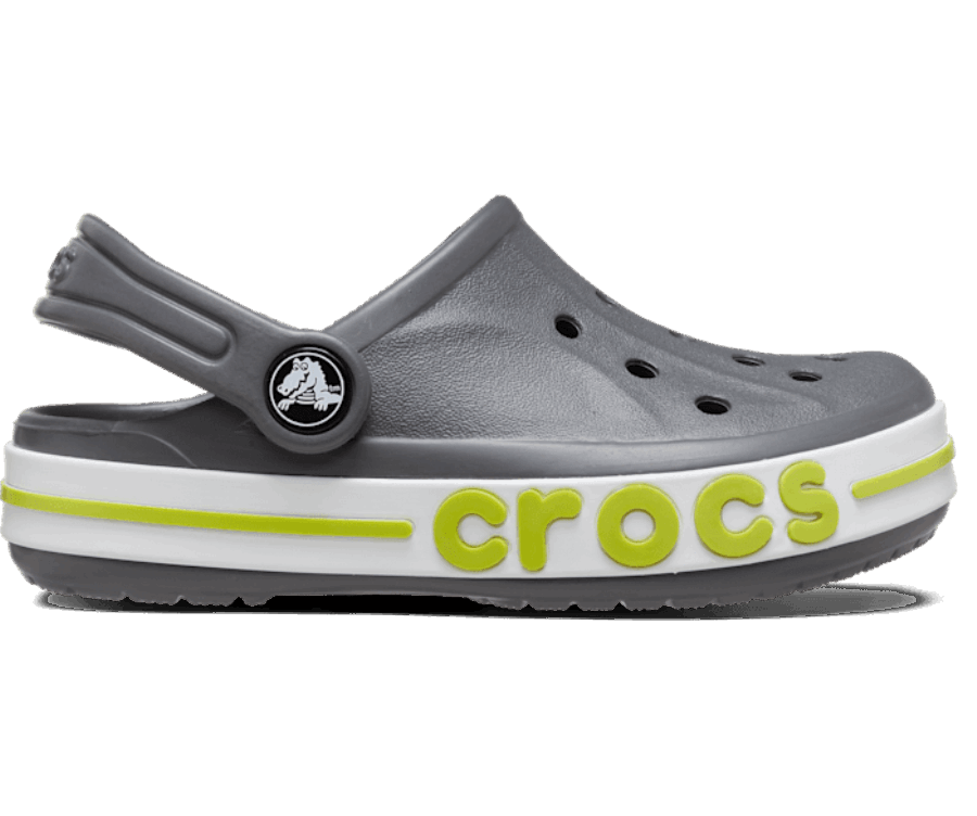 Crocs Gyerek Bayaband Klumpa Pala Szürke-lime Puncs