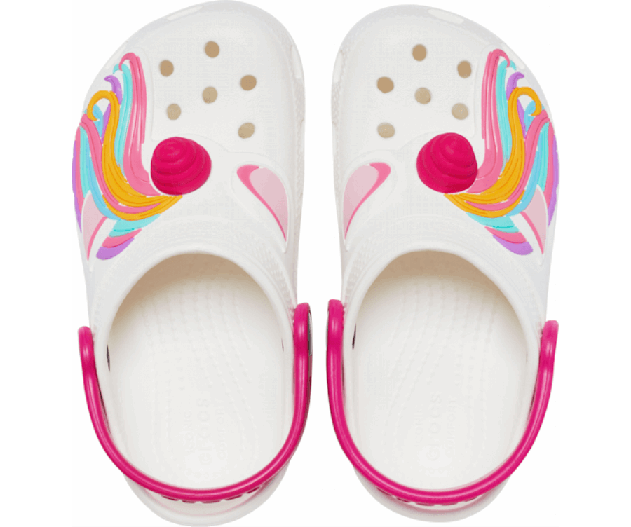 Crocs Gyerek Crocs Szórakoztató Labor Klasszikus I Am Unicorn Klumpa Fehér