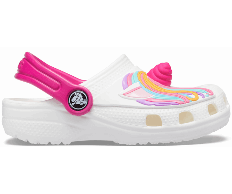 Crocs Gyerek Crocs Szórakoztató Labor Klasszikus I Am Unicorn Klumpa Fehér