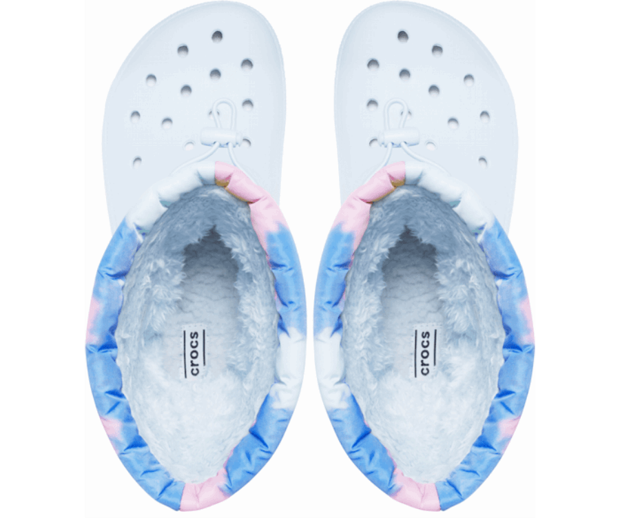 Crocs Klasszikus Bélelt Neo Puff Tie Dye Bakancs ásványkék