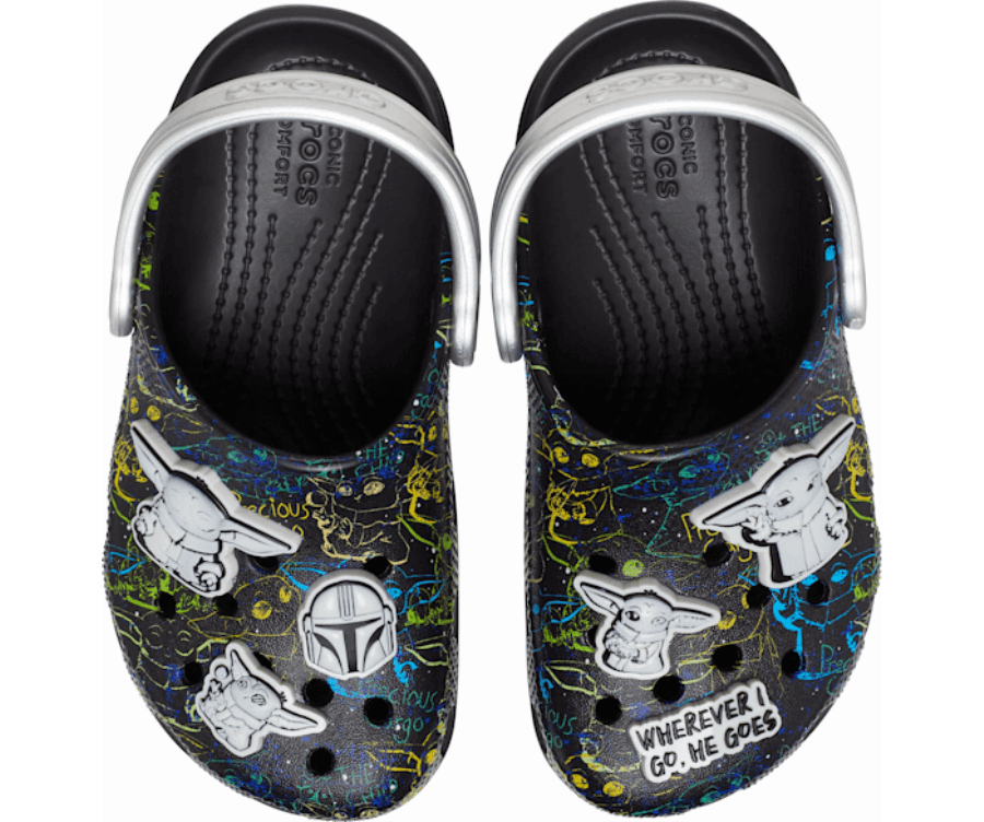 Crocs Gyerek Klasszikus Grogu Klumpafekete