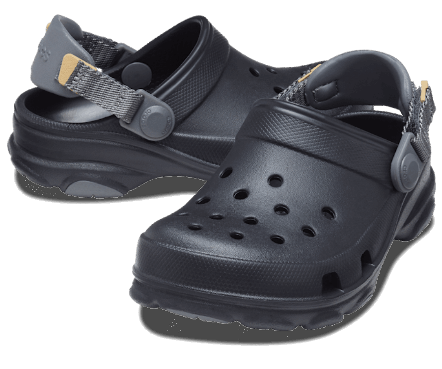 Crocs Gyerekek Klasszikus Tereppapucs Fekete