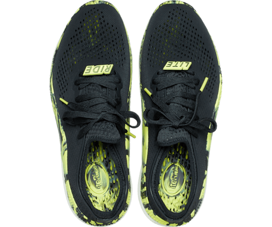Crocs Férfi Literide 360 ​​márványozott Pacer Fekete-citrus