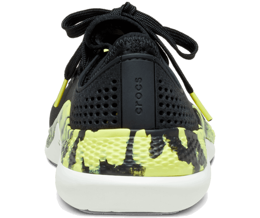 Crocs Férfi Literide 360 ​​márványozott Pacer Fekete-citrus