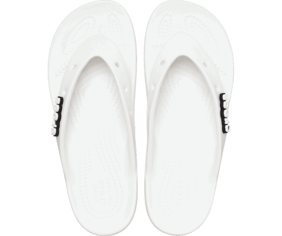 Crocs Klasszikus Platform Flip Fehér