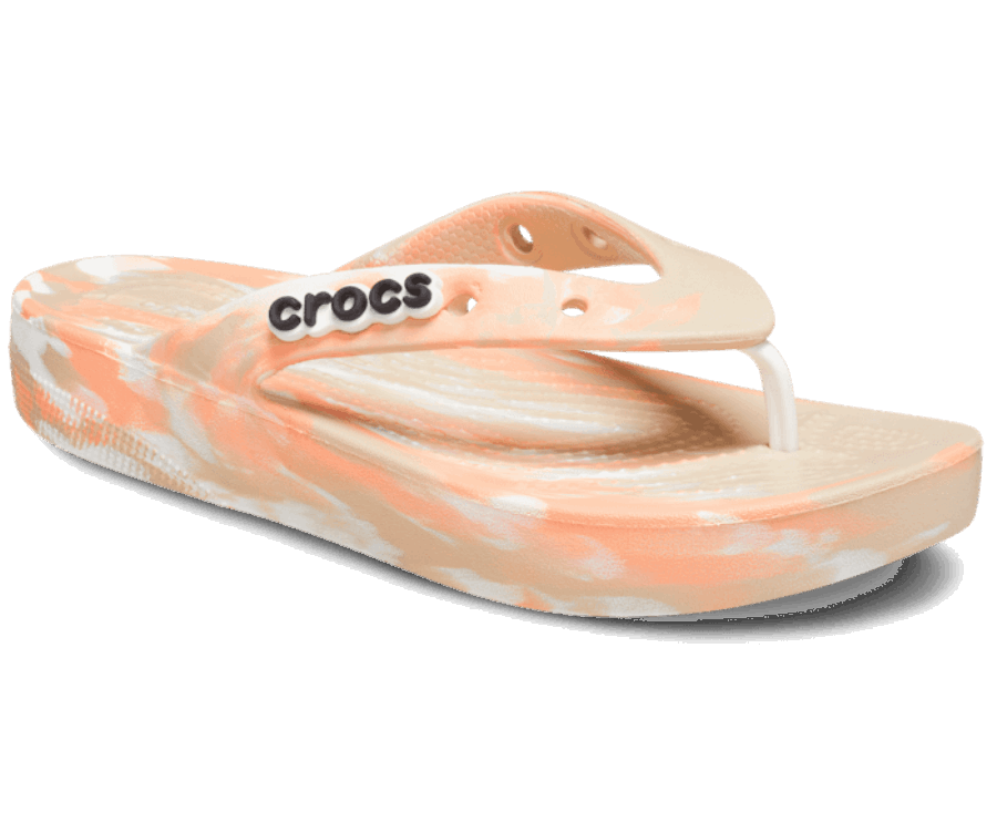Crocs Klasszikus Platform Márvány Flip Chai-multi