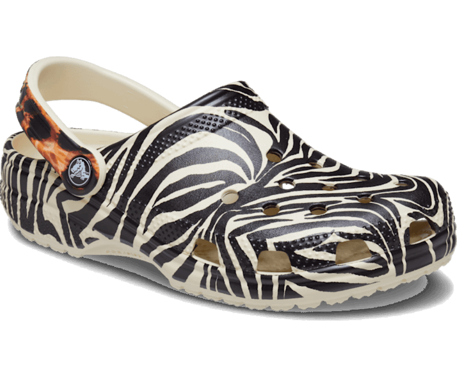 Crocs Klasszikus állat Remix Klumpa Csont-multi állat