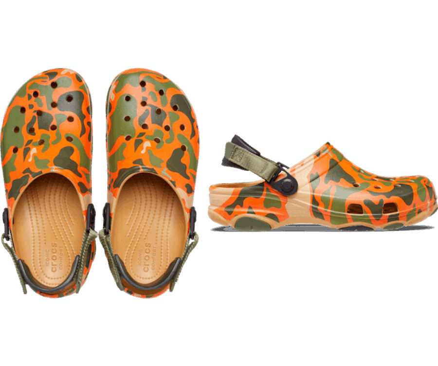 Crocs Klasszikus Minden Terep Camo Clog Tan-multi