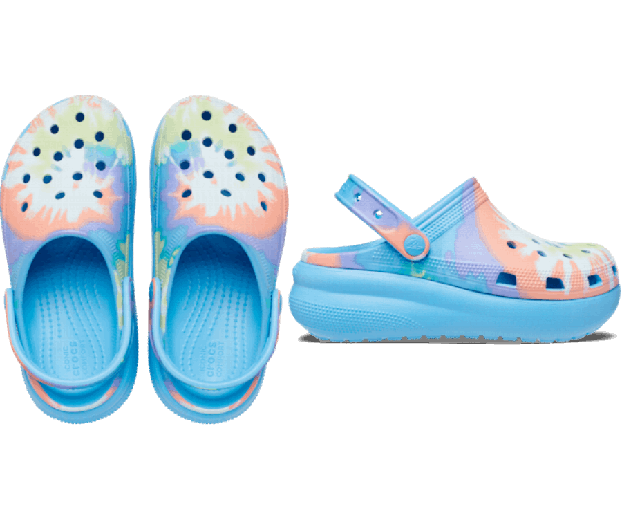 Crocs Gyerek Klasszikus Crocs Nyakkendő Festék Cutie Clog Oxigén-multi